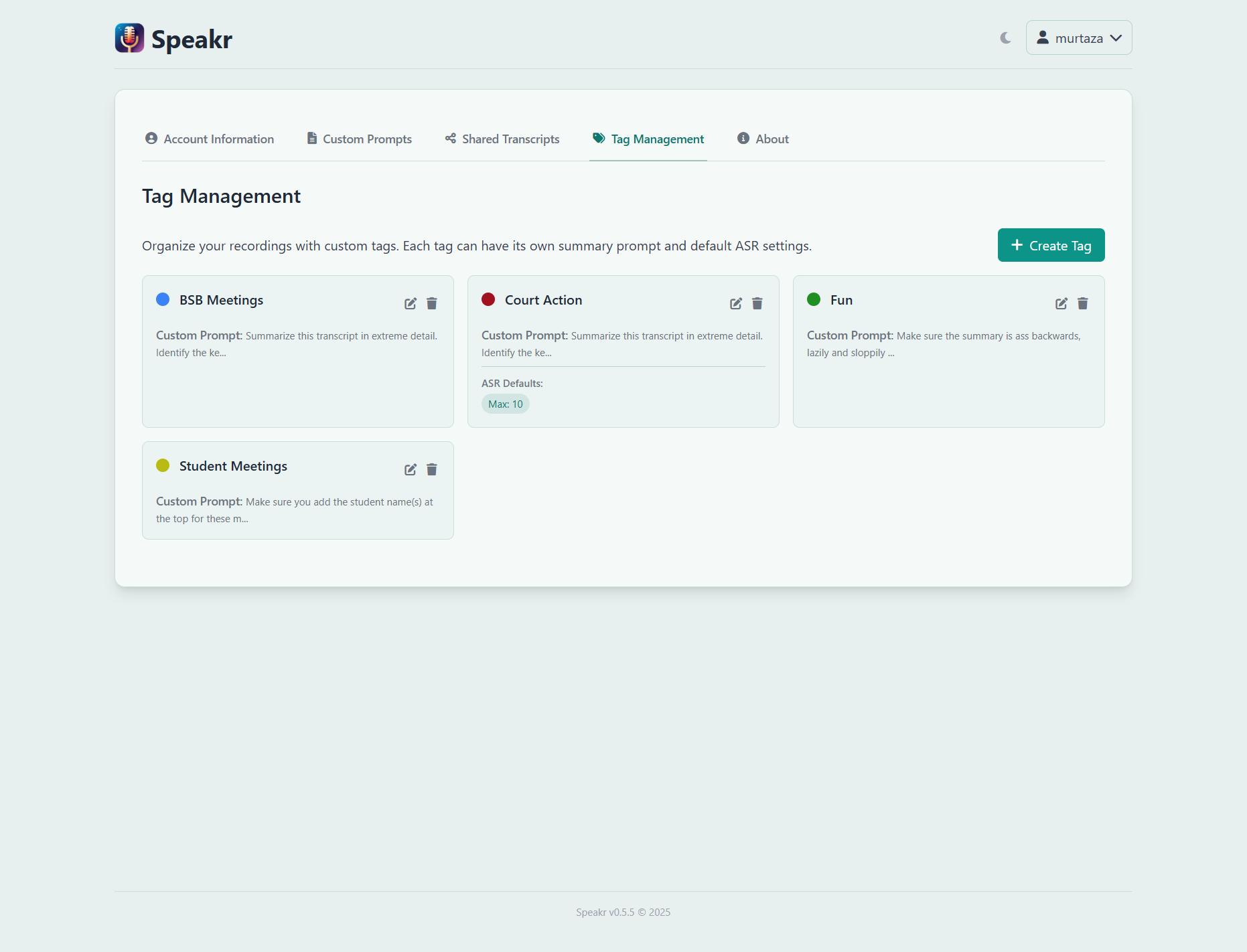 Tag Management